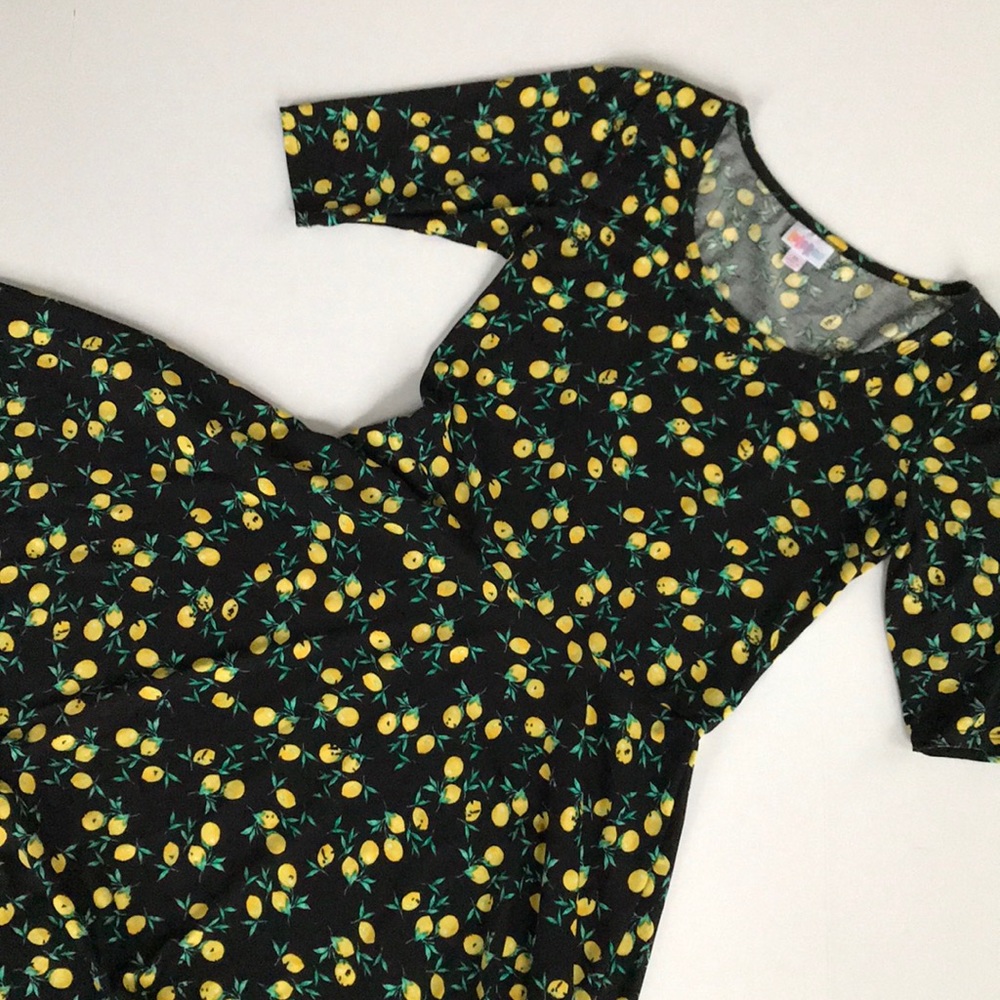 LuLaRoe Nicole Lemon Dress